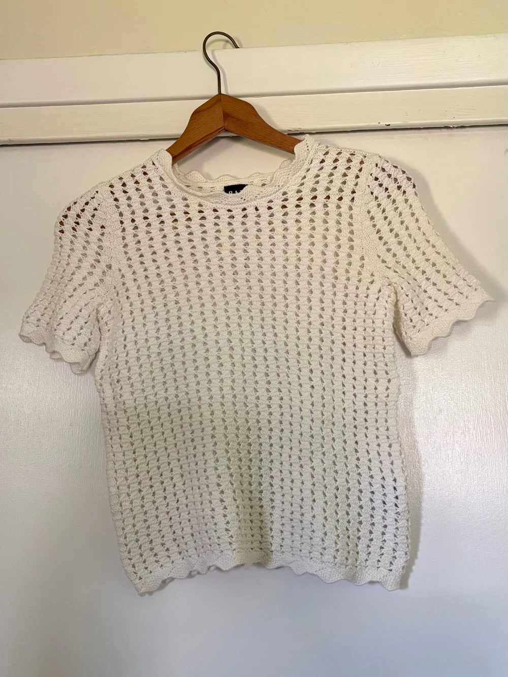 Gap Crochet Knot Top Size XXS